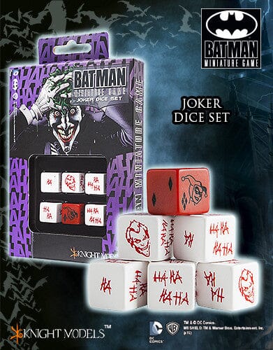 JOKER DICE SET Batman Miniature Game Knight Models  | Multizone: Comics And Games