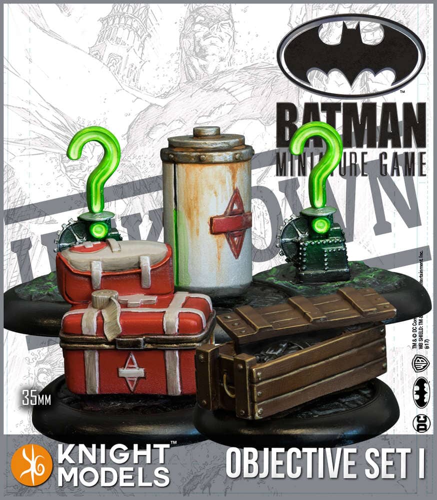 Objective game markers set 1 Batman Miniature Game Knight Models  | Multizone: Comics And Games
