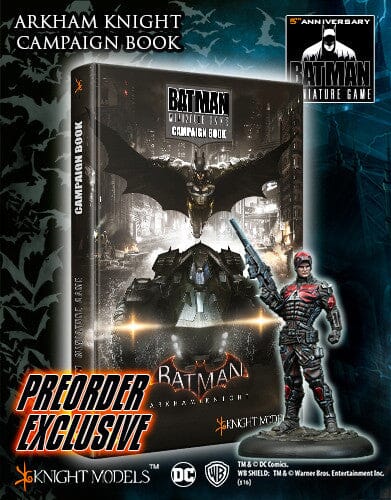 ARKHAM KNIGHT CAMPAIGN BOOK Batman Miniature Game Knight Models  | Multizone: Comics And Games