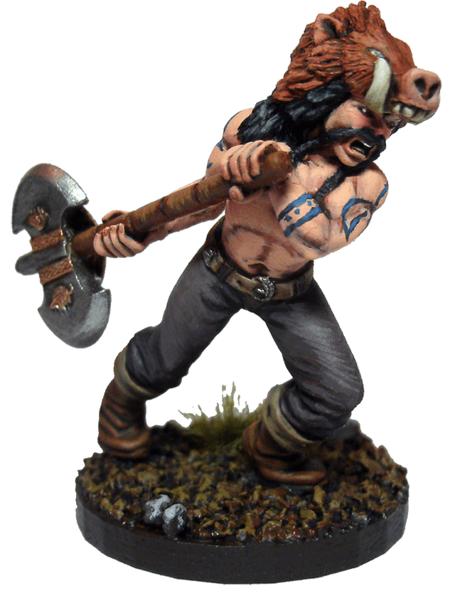 Urdaggar: Boar Warrior Miniatures DGS  | Multizone: Comics And Games