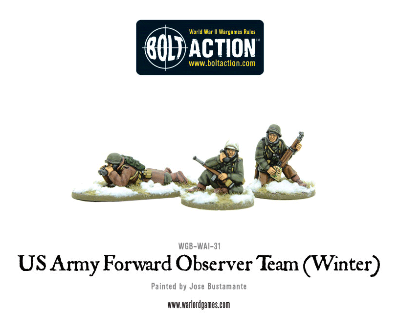 British Army Forward Observer Team (Winter) Bolt Action Warlord Games  | Multizone: Comics And Games