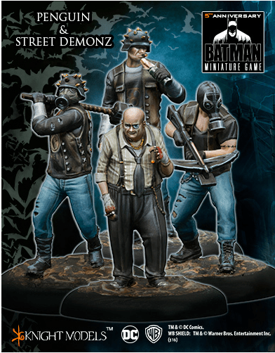 THE PENGUIN & STREET DEMONZ Batman Miniature Game Knight Models  | Multizone: Comics And Games