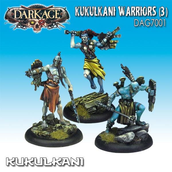 Kukulkani Warriors Unit Box (3) Darkage CMON  | Multizone: Comics And Games