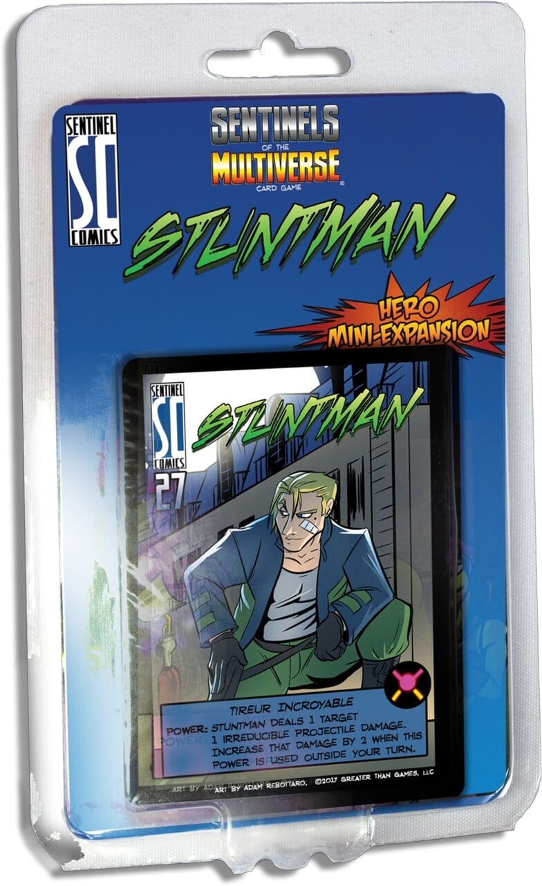Sentinels of the Multiverse Mini-Expansions Board Game Multizone Stuntman  | Multizone: Comics And Games