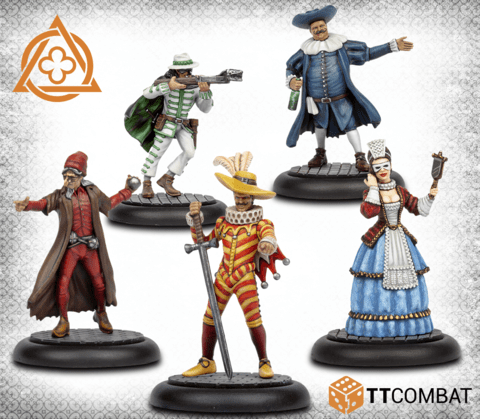 Gifted Commedia dell'Arte Miniatures|Figurines TTCOMBAT  | Multizone: Comics And Games