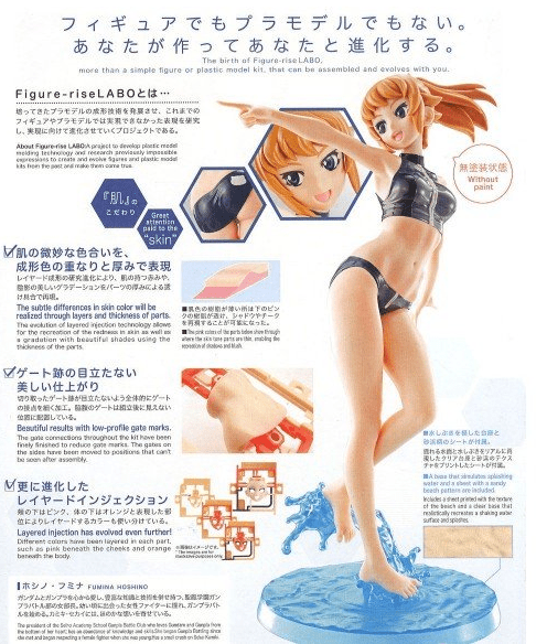 Figure-Rise LABO HOSHINO FUMINA [The second scene} Model Kit Bandai  | Multizone: Comics And Games