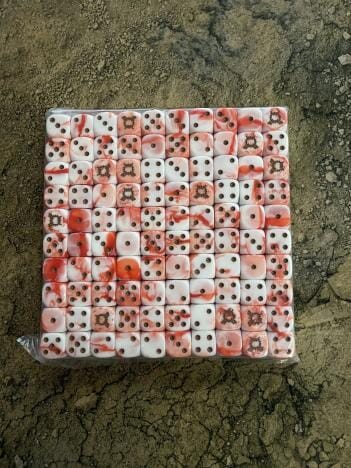 Pale Orange (16MM) - 25CT Dice Red Dragon  | Multizone: Comics And Games