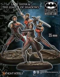 LADY SHIVA & THE LEAGUE OF SHADOWS Miniatures|Figurines Knight Models  | Multizone: Comics And Games