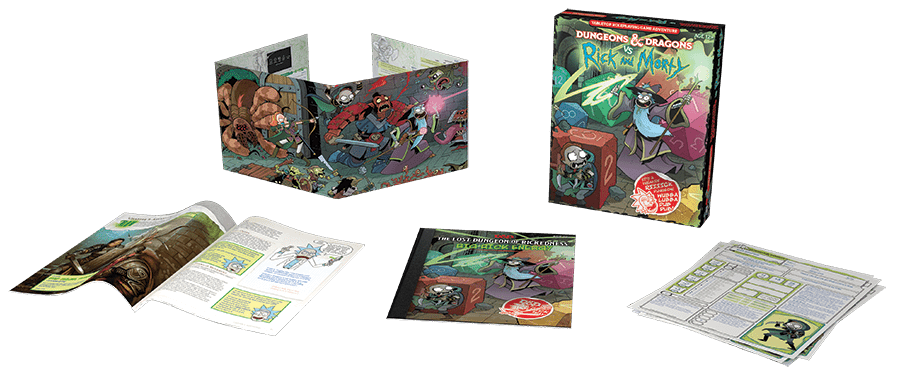 Dungeons & Dragons VS Rick and Morty Dungeons & Dragons Multizone: Comics And Games  | Multizone: Comics And Games