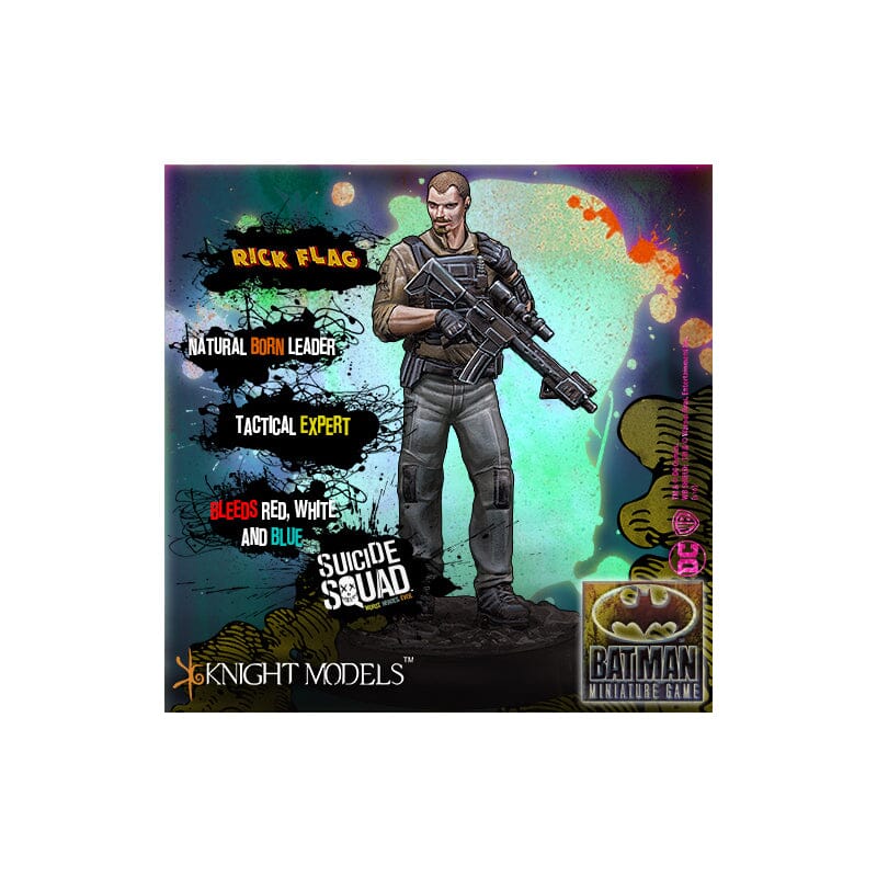 RICK FLAG Batman Miniature Game Knight Models  | Multizone: Comics And Games