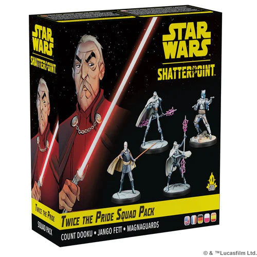 Star Wars Shatterpoint: Twice the Pride: Count Dooku Squad Pack Atomic Mass Games Atomic Mass Games  | Multizone: Comics And Games