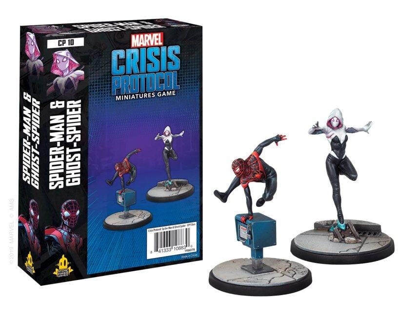Spider-Man and Ghost Spider Marvel Crisis Protocol Atomic Mass Games  | Multizone: Comics And Games