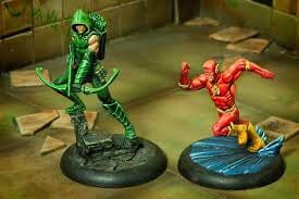 THE FLASH & GREEN ARROW Miniatures|Figurines Knight Models  | Multizone: Comics And Games