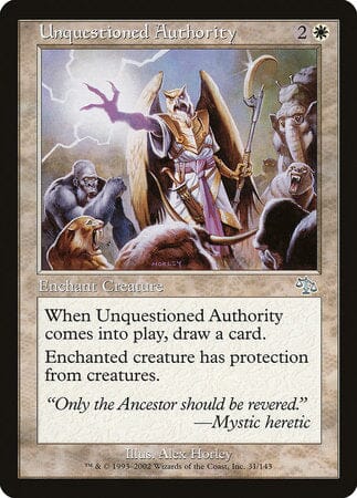 Unquestioned Authority [Judgment] MTG Single Magic: The Gathering  | Multizone: Comics And Games
