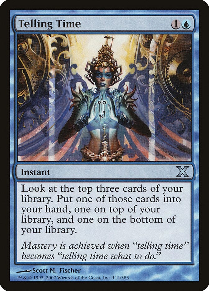 Telling Time [Tenth Edition] MTG Single Magic: The Gathering  | Multizone: Comics And Games