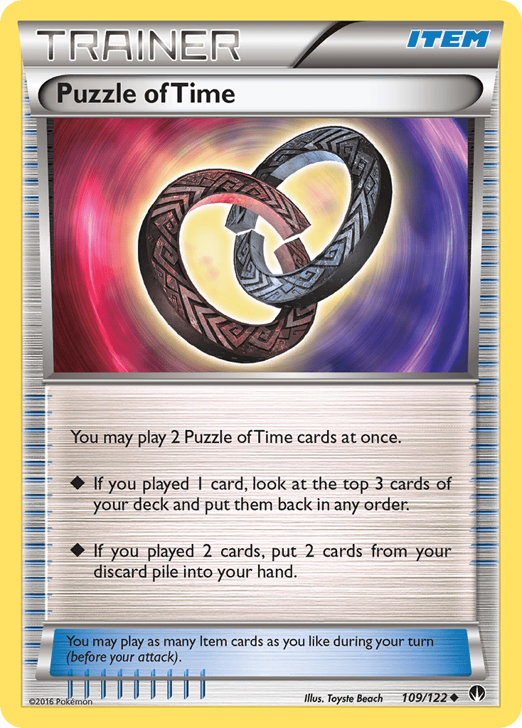 Puzzle of Time (109/122) [XY: BREAKpoint] Pokemon Single Pokémon  | Multizone: Comics And Games