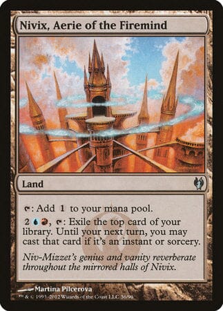 Nivix, Aerie of the Firemind [Duel Decks: Izzet vs. Golgari] MTG Single Magic: The Gathering  | Multizone: Comics And Games