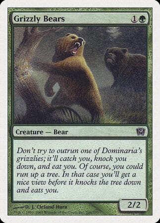 Grizzly Bears [Ninth Edition] MTG Single Magic: The Gathering  | Multizone: Comics And Games