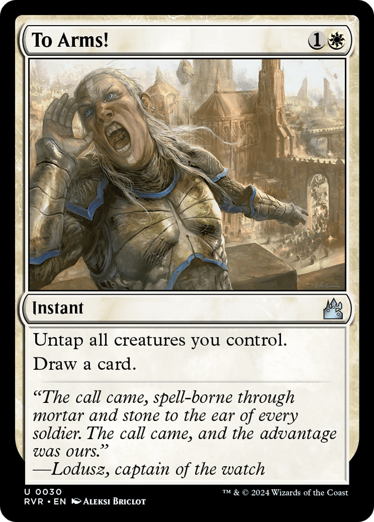 To Arms! [Ravnica Remastered] MTG Single Magic: The Gathering  | Multizone: Comics And Games