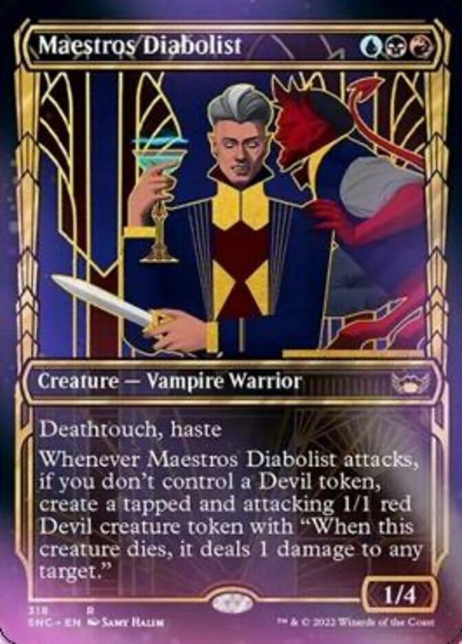 Maestros Diabolist (Showcase Golden Age) [Streets of New Capenna] MTG Single Magic: The Gathering  | Multizone: Comics And Games