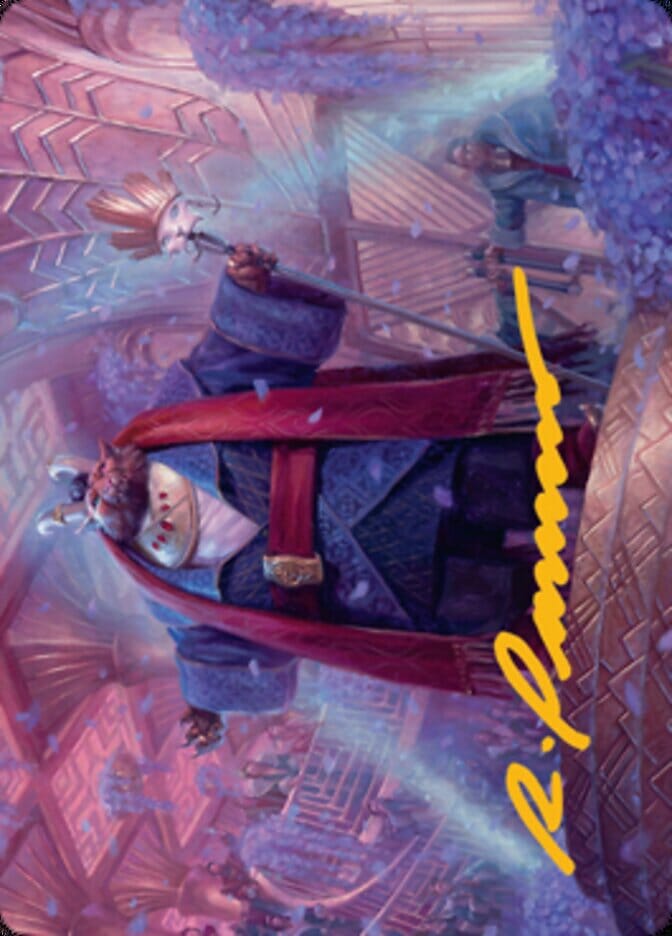 Jetmir, Nexus of Revels 1 Art Card (Gold-Stamped Signature) [Streets of New Capenna Art Series] MTG Single Magic: The Gathering  | Multizone: Comics And Games