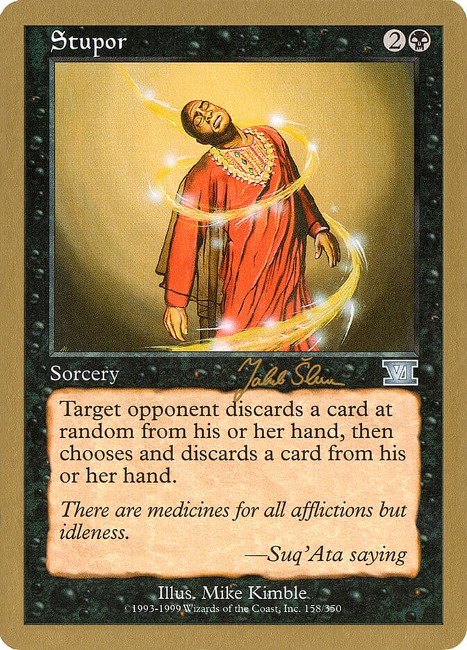 Stupor (Jakub Slemr) [World Championship Decks 1999] MTG Single Magic: The Gathering  | Multizone: Comics And Games