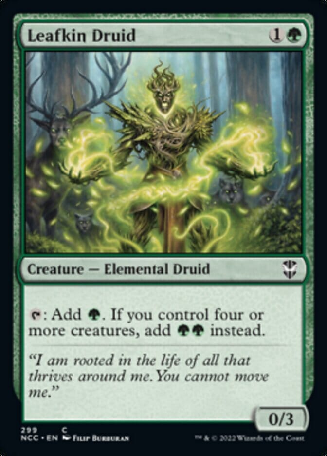 Leafkin Druid [Streets of New Capenna Commander] MTG Single Magic: The Gathering  | Multizone: Comics And Games