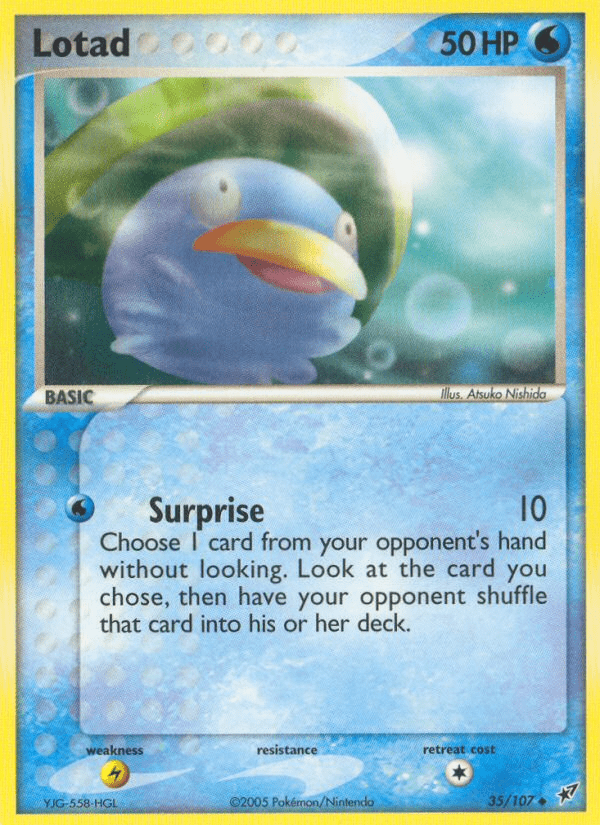 Lotad (35/107) [EX: Deoxys] Pokemon Single Pokémon  | Multizone: Comics And Games