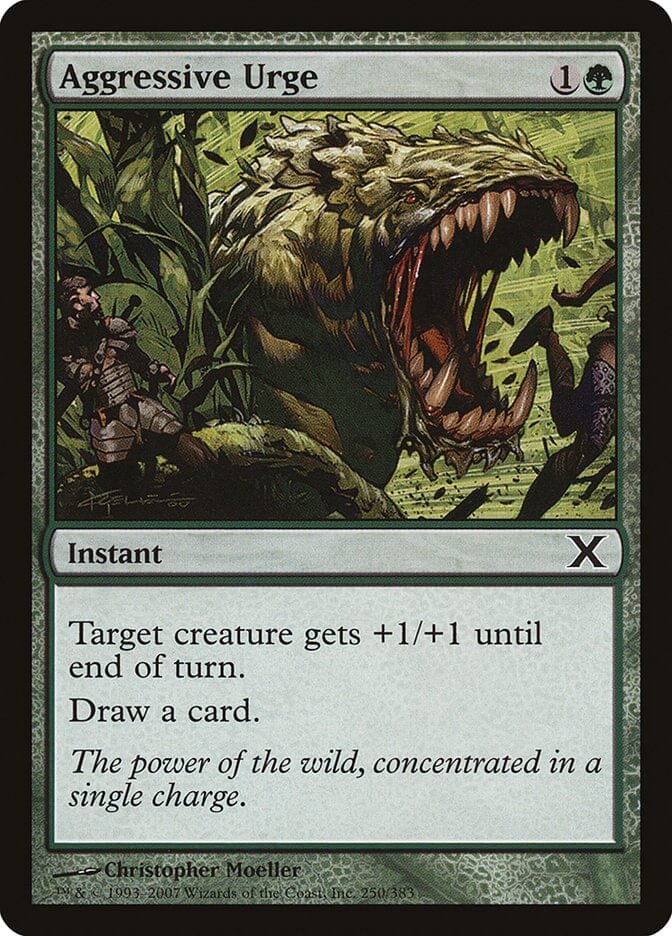 Aggressive Urge [Tenth Edition] MTG Single Magic: The Gathering  | Multizone: Comics And Games