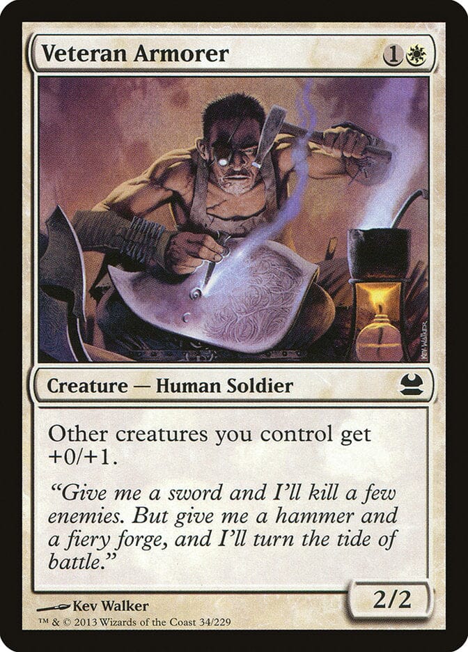 Veteran Armorer [Modern Masters] MTG Single Magic: The Gathering  | Multizone: Comics And Games
