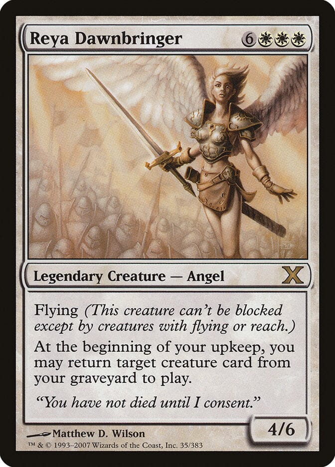 Reya Dawnbringer [Tenth Edition] MTG Single Magic: The Gathering  | Multizone: Comics And Games