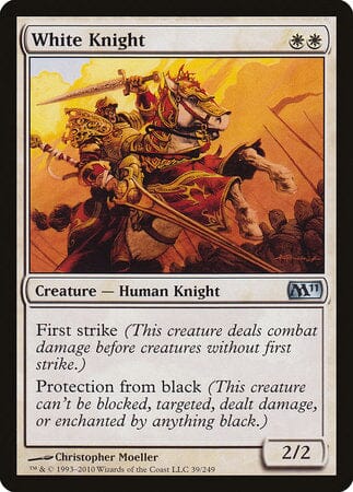 White Knight [Magic 2011] MTG Single Magic: The Gathering  | Multizone: Comics And Games