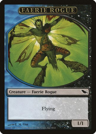 Faerie Rogue Token (Blue/Black) [Shadowmoor Tokens] MTG Single Magic: The Gathering  | Multizone: Comics And Games