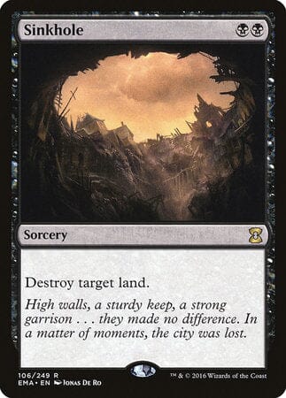 Sinkhole [Eternal Masters] MTG Single Magic: The Gathering  | Multizone: Comics And Games