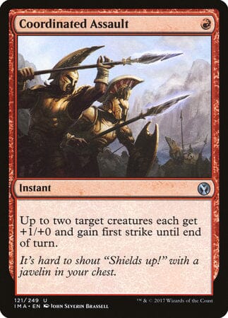 Coordinated Assault [Iconic Masters] MTG Single Magic: The Gathering  | Multizone: Comics And Games