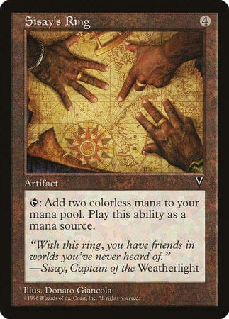 Sisay's Ring [Visions] MTG Single Magic: The Gathering  | Multizone: Comics And Games