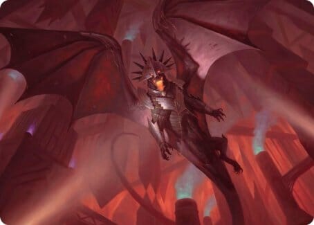 Ziatora, the Incinerator Art Card [Streets of New Capenna Art Series] MTG Single Magic: The Gathering  | Multizone: Comics And Games