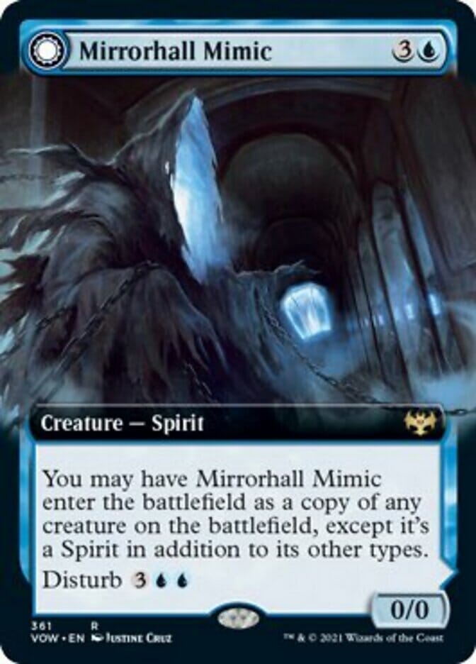 Mirrorhall Mimic // Ghastly Mimicry (Extended) [Innistrad: Crimson Vow] MTG Single Magic: The Gathering  | Multizone: Comics And Games