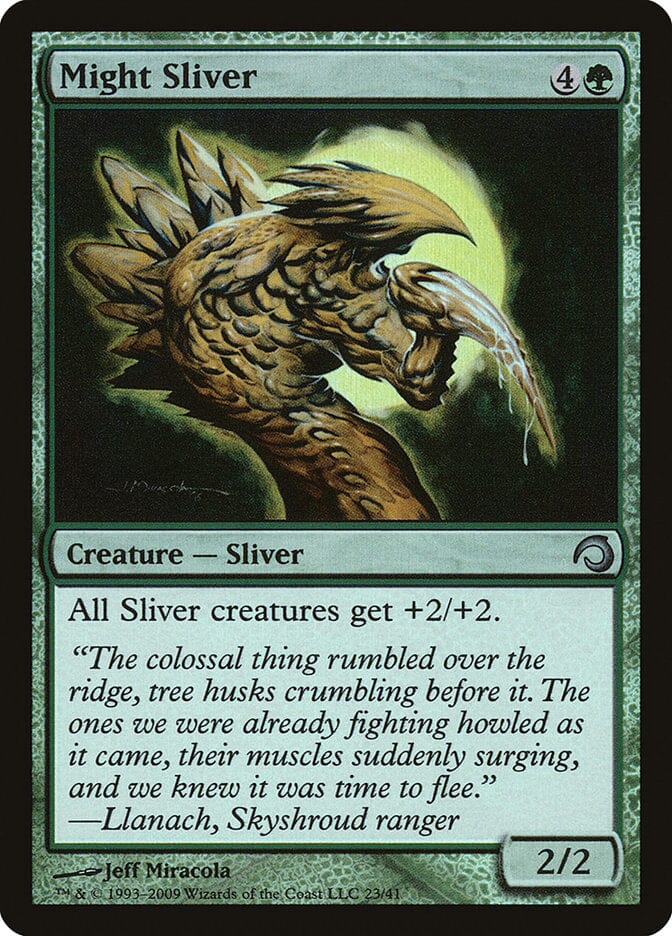 Might Sliver [Premium Deck Series: Slivers] MTG Single Magic: The Gathering  | Multizone: Comics And Games
