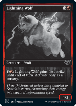 Lightning Wolf [Innistrad: Double Feature] MTG Single Magic: The Gathering  | Multizone: Comics And Games