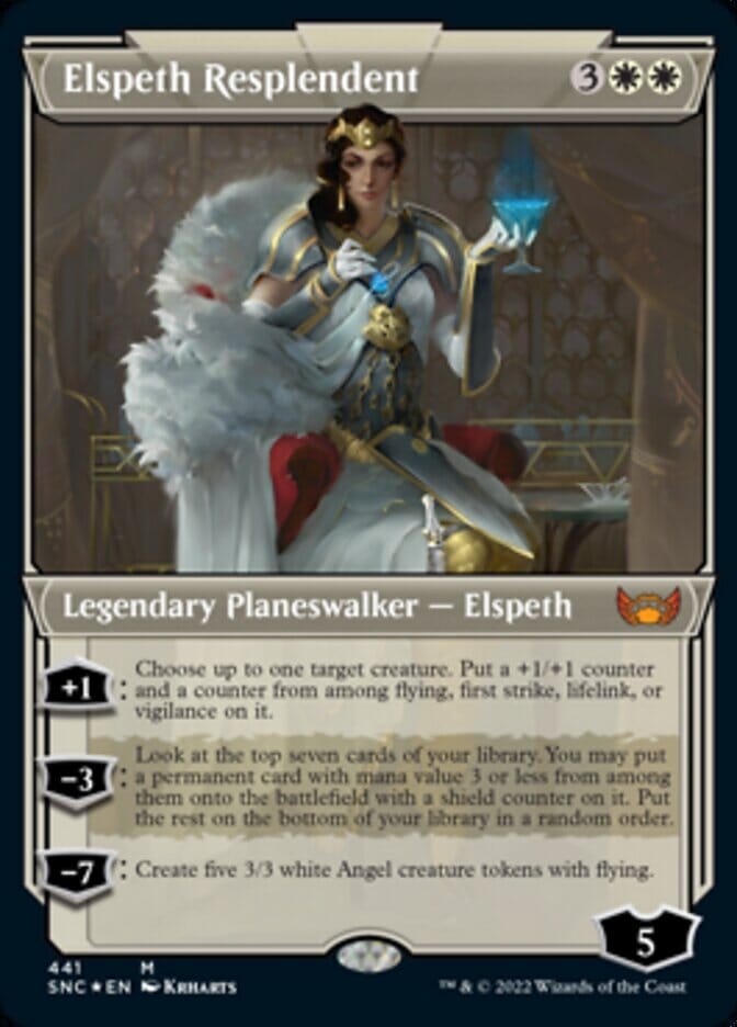 Elspeth Resplendent (Showcase Art Deco Foil Etched) [Streets of New Capenna] MTG Single Magic: The Gathering  | Multizone: Comics And Games
