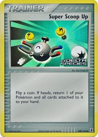 Super Scoop Up (100/113) (Stamped) [EX: Delta Species] Pokemon Single Pokémon  | Multizone: Comics And Games