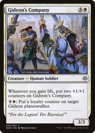 Gideon's Company [War of the Spark] MTG Single Magic: The Gathering  | Multizone: Comics And Games
