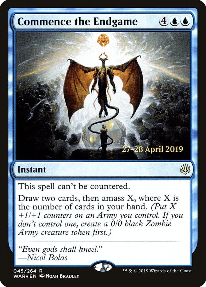 Commence the Endgame [War of the Spark Prerelease Promos] MTG Single Magic: The Gathering  | Multizone: Comics And Games