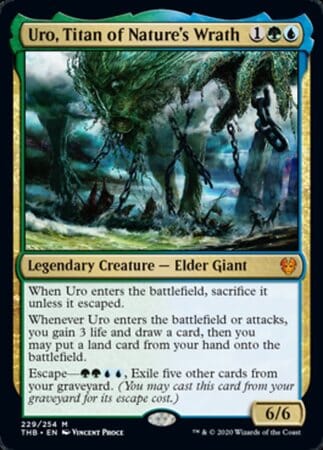 Uro, Titan of Nature's Wrath [Theros Beyond Death] MTG Single Magic: The Gathering  | Multizone: Comics And Games