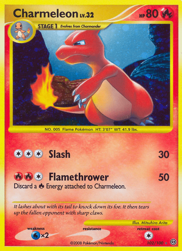 Charmeleon (102/100) [Diamond & Pearl: Stormfront] Pokemon Single Pokémon  | Multizone: Comics And Games
