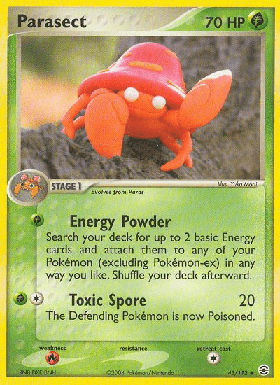 Parasect (43/112) [EX: FireRed & LeafGreen] Pokemon Single Pokémon  | Multizone: Comics And Games