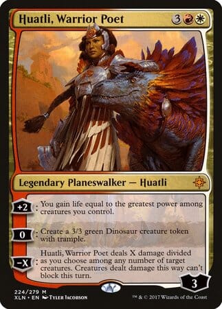 Huatli, Warrior Poet [Ixalan] MTG Single Magic: The Gathering  | Multizone: Comics And Games