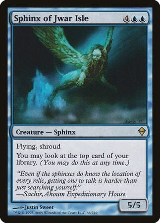 Sphinx of Jwar Isle [Zendikar] MTG Single Magic: The Gathering  | Multizone: Comics And Games