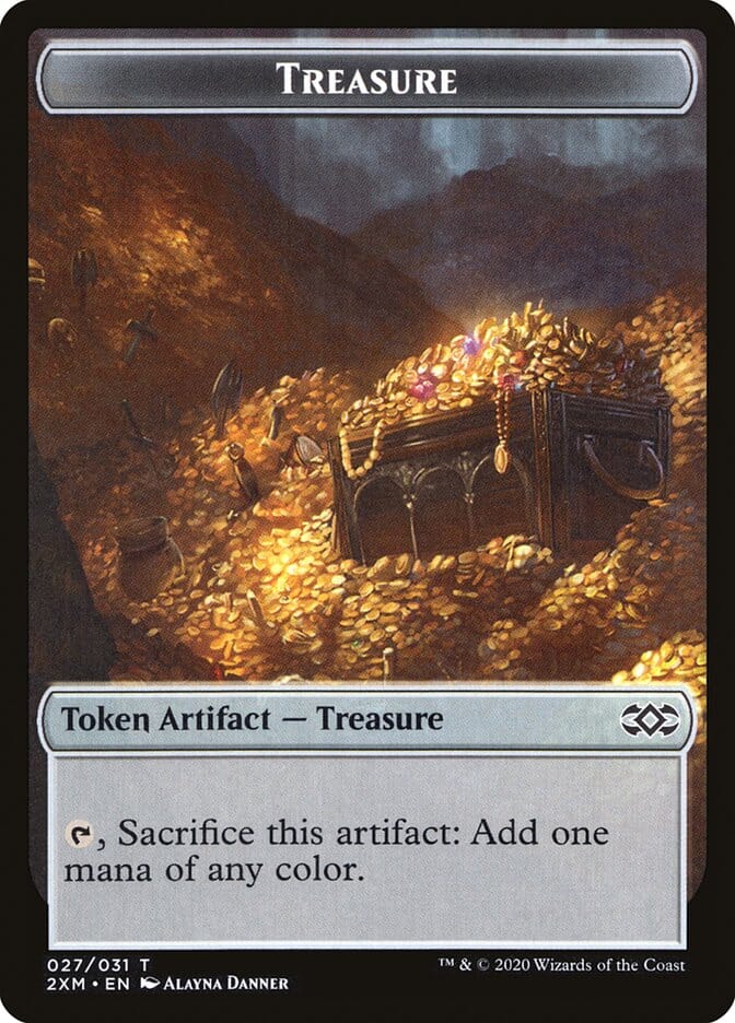 Treasure Token [Double Masters] MTG Single Magic: The Gathering  | Multizone: Comics And Games